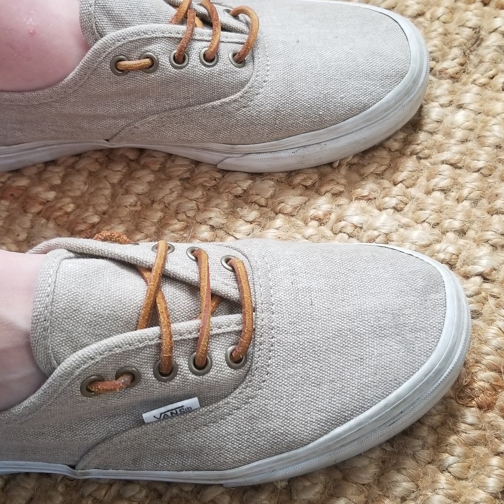 •Tan Vans•